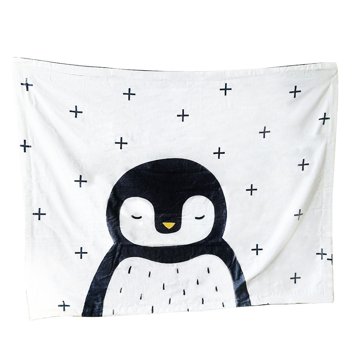 小動物系列 韓國纖維毯 嬰兒毯 空調毯 企鵝