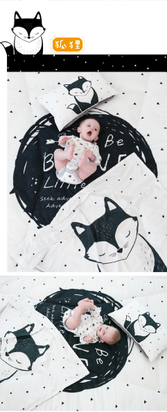 小動物系列 韓國纖維毯 嬰兒毯 空調毯 | AMANTE 狐狸